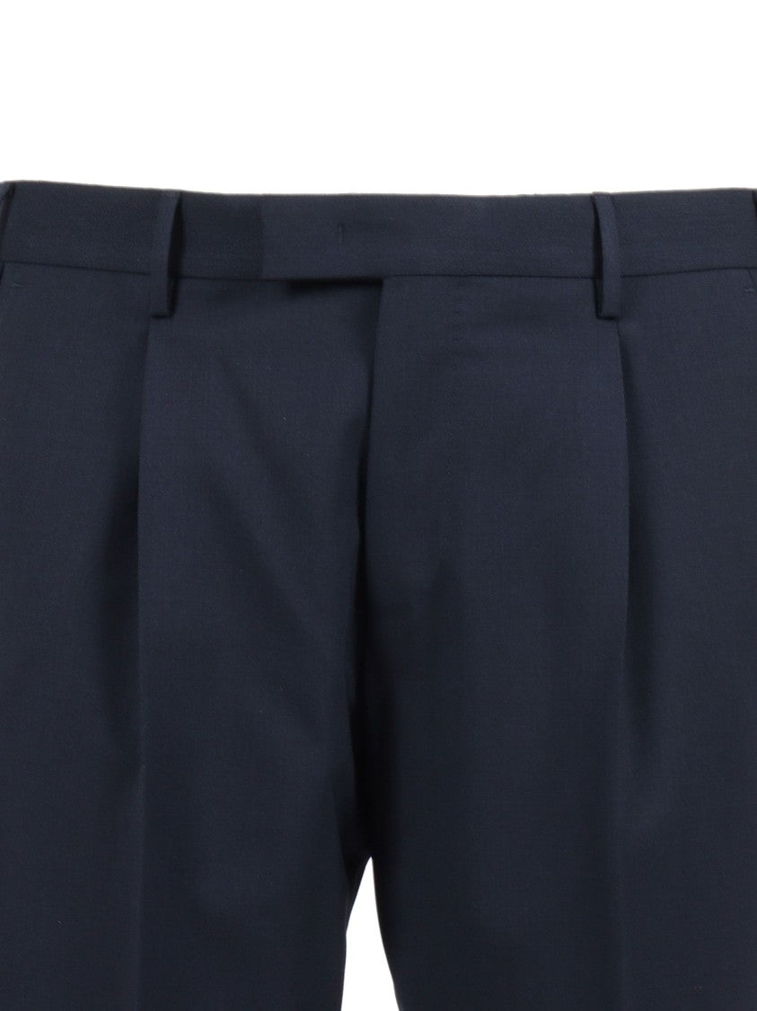 Pt01 Tailored Trousers With Single Pleat
