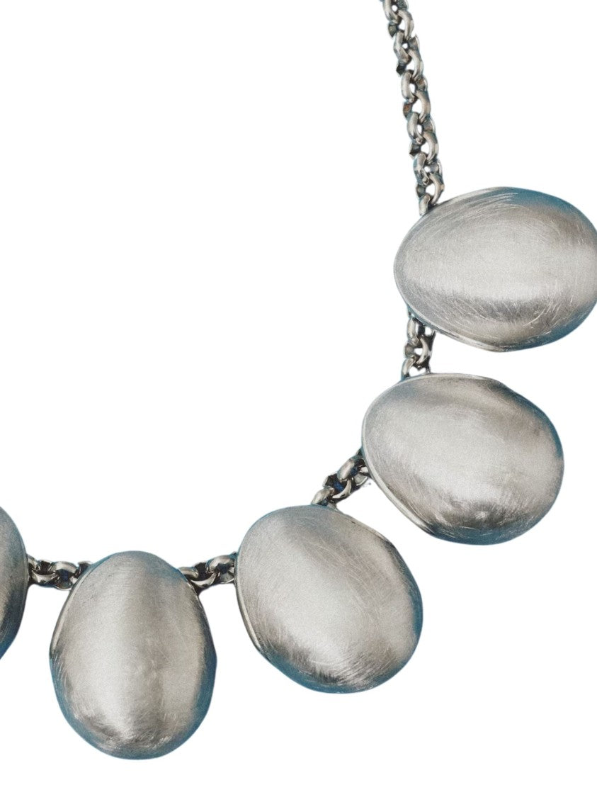 Jacquemus Silver Grape-Shaped Charm Necklace