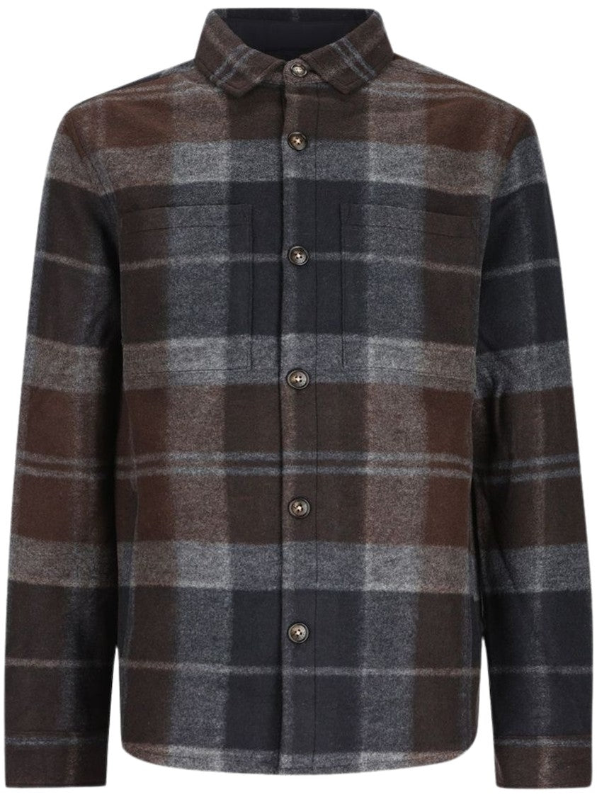 Barbour Woodlane Brushed Plaid Flannel Shirt