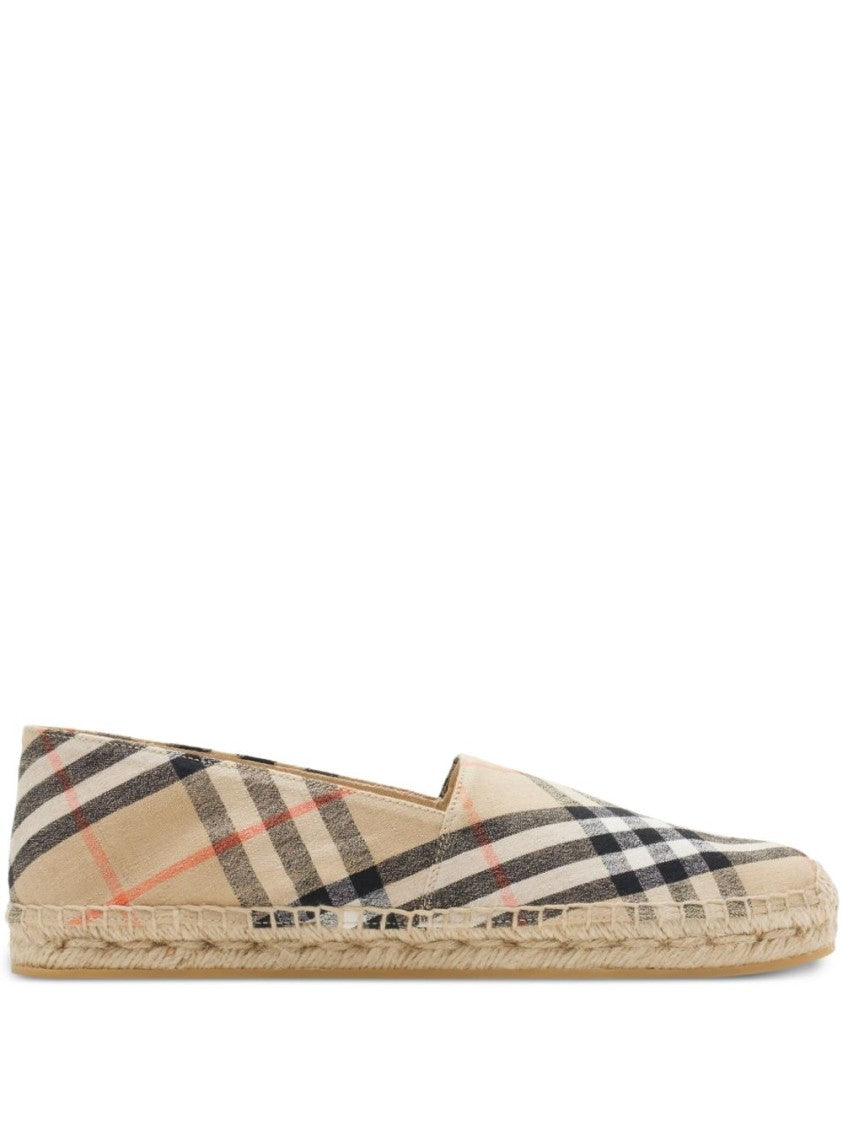 Burberry Slip-On Sneakers With Classic Check Pattern