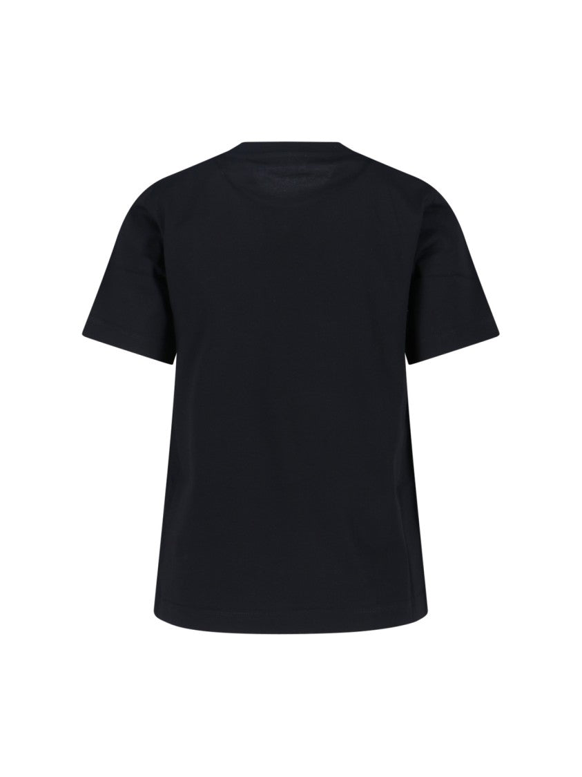 Burberry Check T-Shirt – Black