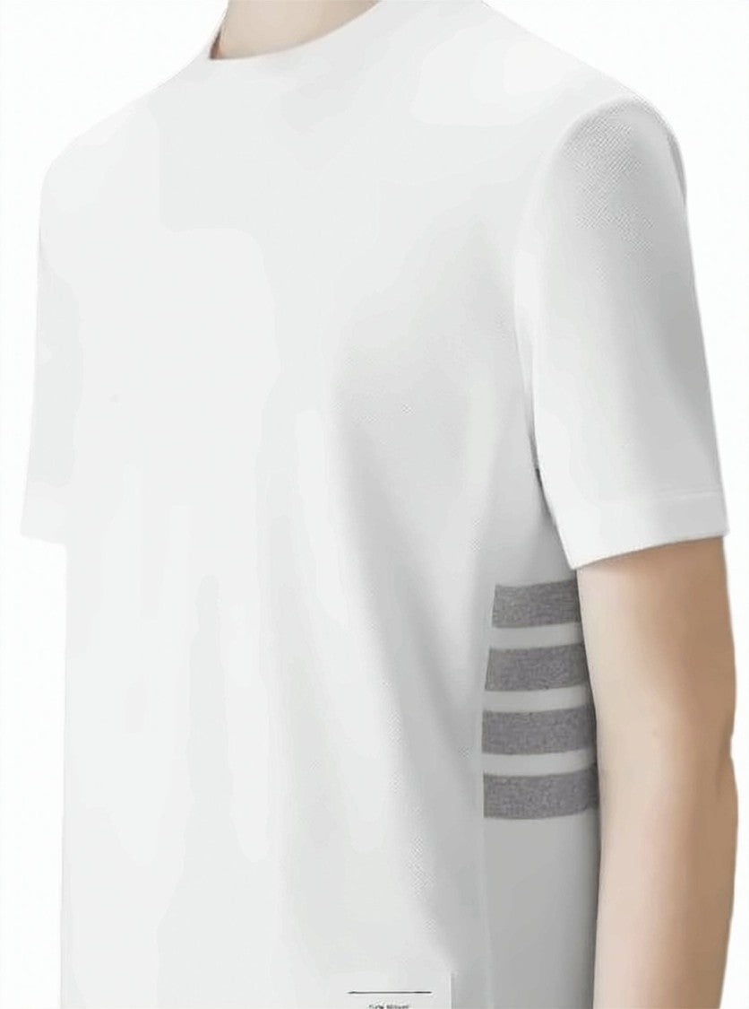 Thom Browne Thom Browne Classic Piqué Short-Sleeve T-Shirt