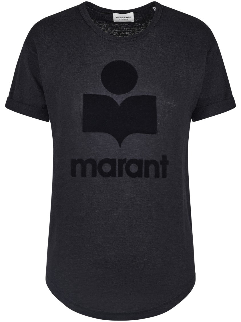 Isabel Marant Étoile Relaxed-Fit T-Shirt With Logo Design