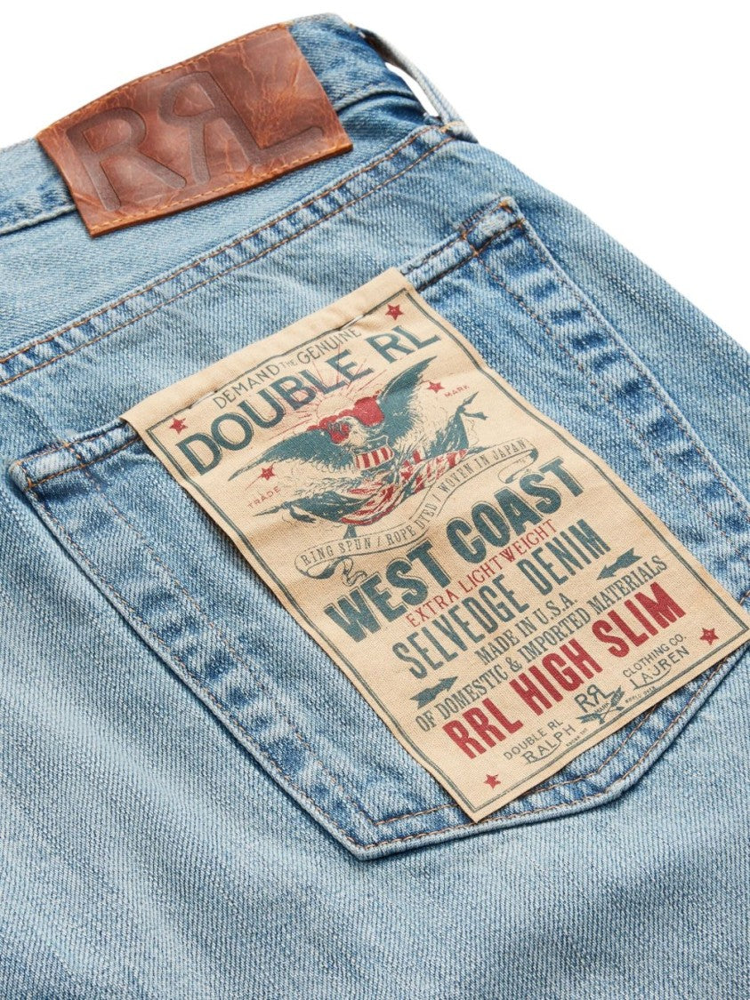 Polo Ralph Lauren Rrl Jeans Clear Blue