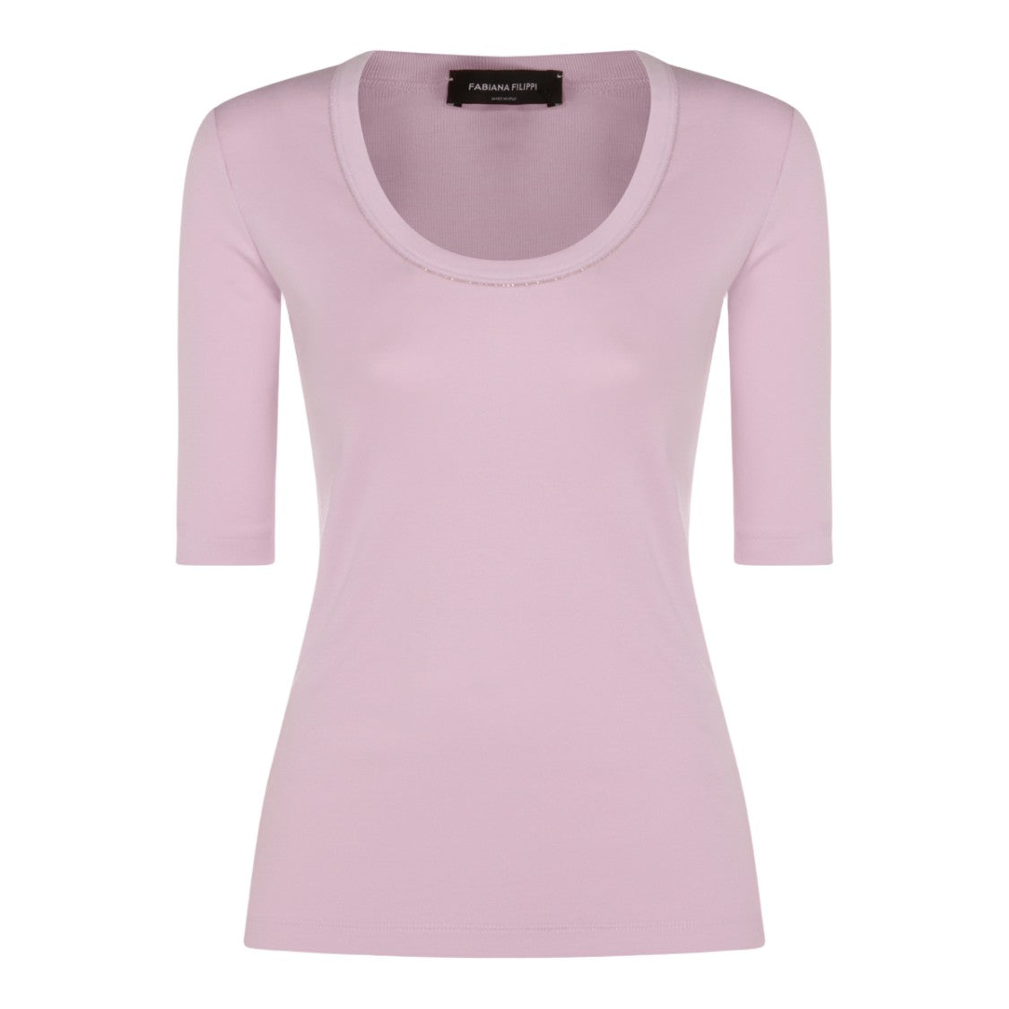 Fabiana Filippi Fitted Top With Scoop Neckline