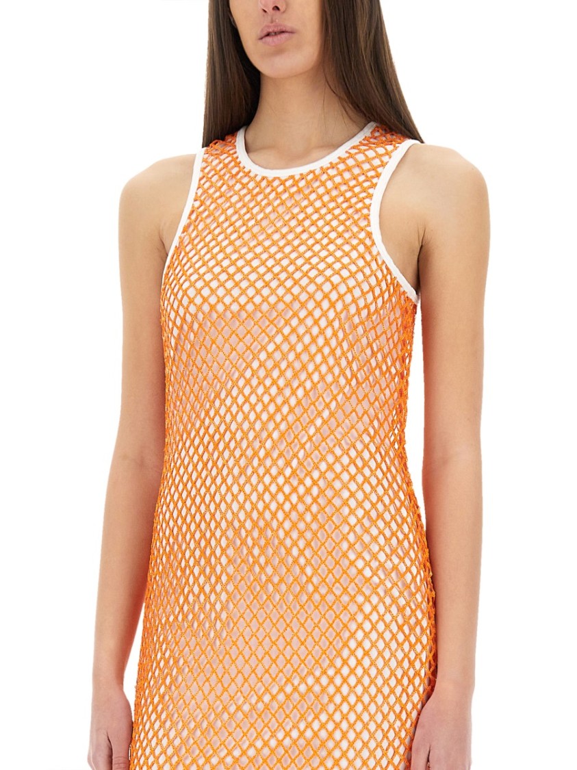 Moschino Mesh And Sequin Dress