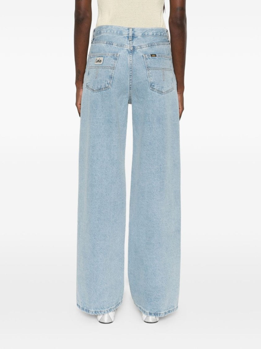 Iois Relaxed Wide-Leg Jeans With Classic Five-Pocket Design