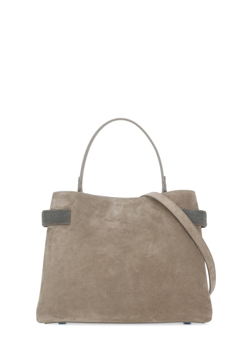 Brunello Cucinelli Precious Bands Shoulder Bag