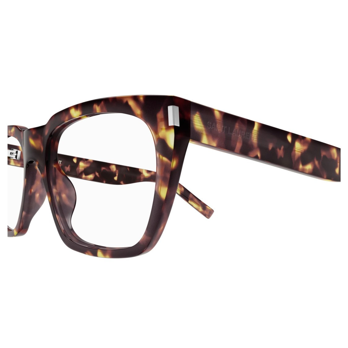 Saint Laurent Sl 598 Opt Oversized Tortoiseshell Frame Sunglasses