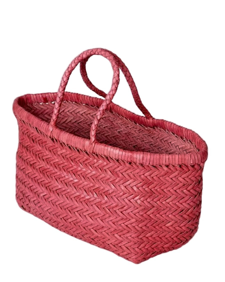 Dragon Diffusion Mini Woven Tote Bag In Vibrant Buffalo Leather