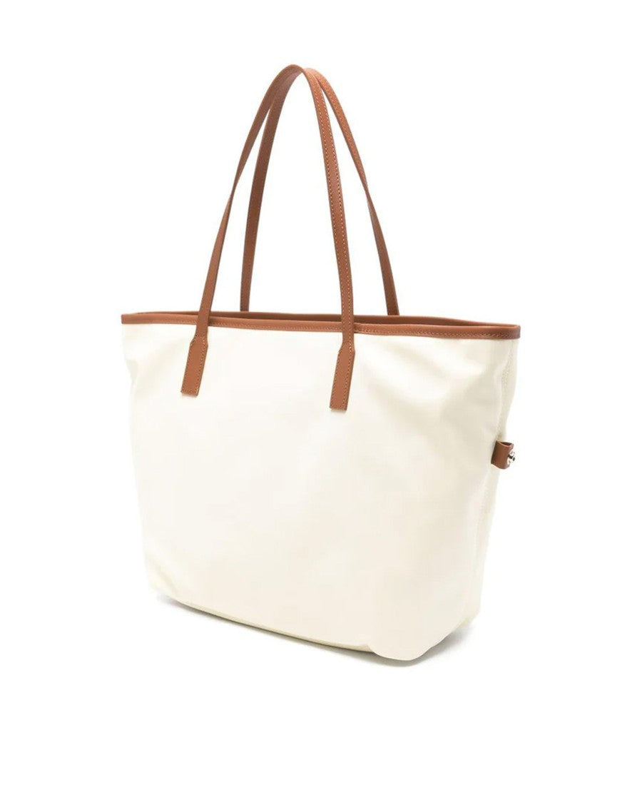 Mc2 Saint Barth Soft-Structured Nylon Tote Bag With Embroidered Logo