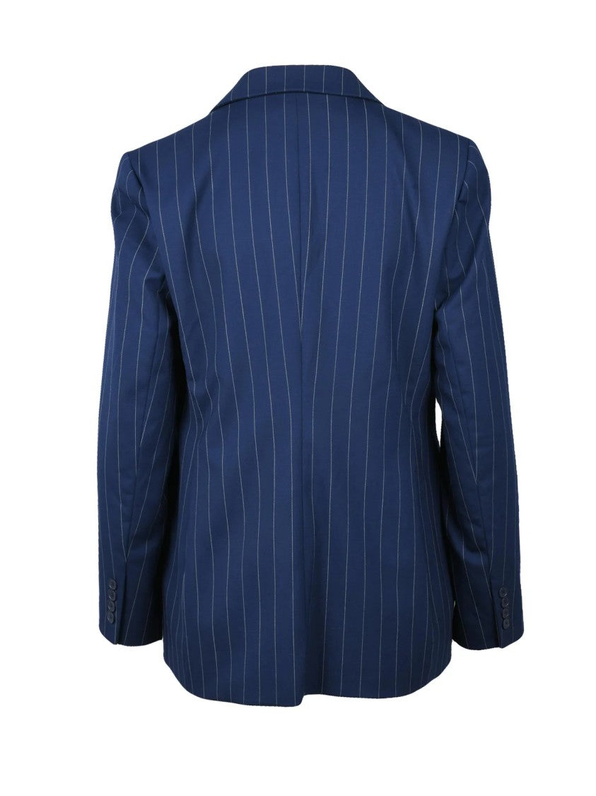 Lauren Ralph Lauren Double-Breasted Jacket - Blue