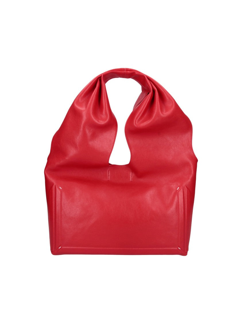 Maison Margiela Red Box Structured Leather Shoulder Bag