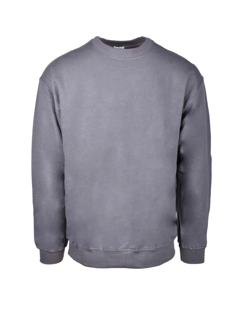 Covert Grey Crewneck Cotton Sweatshirt