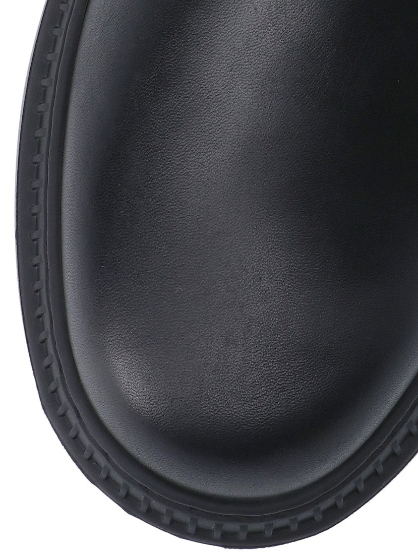 Fendi Domino Biker Boots – Black