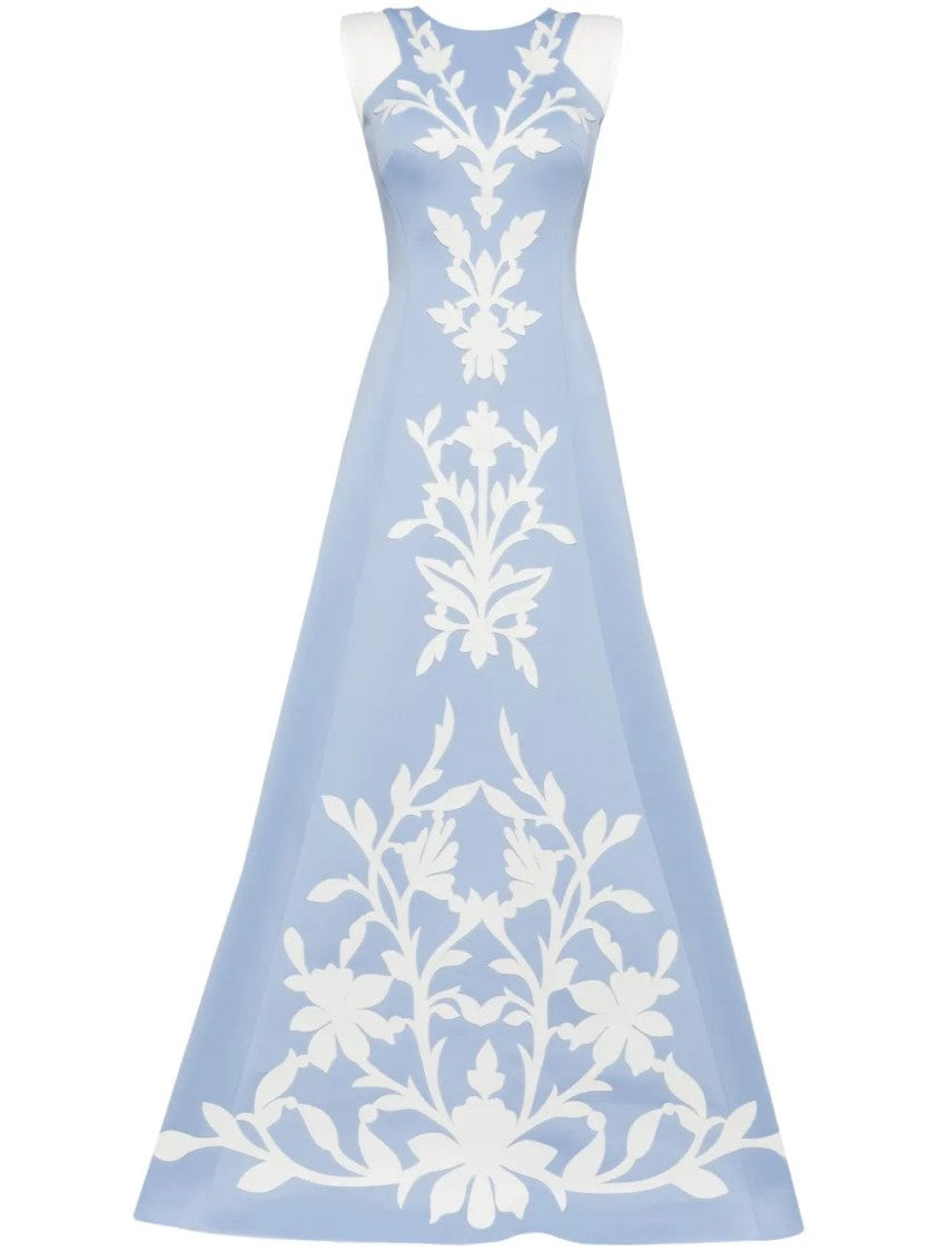 Saiid Kobeisy Neoprene Dress With Matching Embroidery