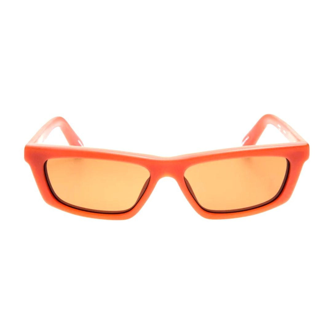 Jacquemus Jac Bold Rectangular Acetate Sunglasses In Orange