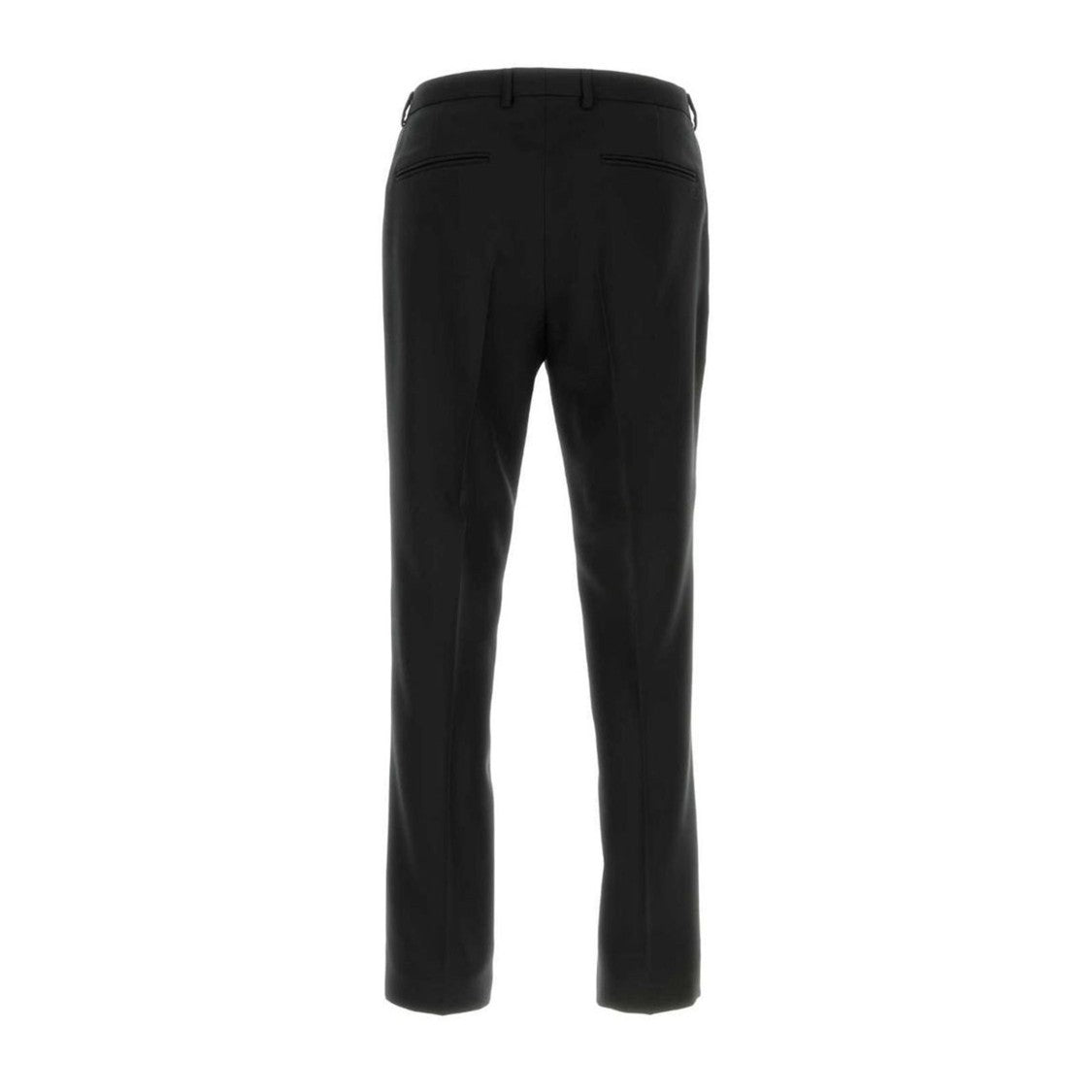 Gucci Tailored Black Fo Pants With Classic Waistband
