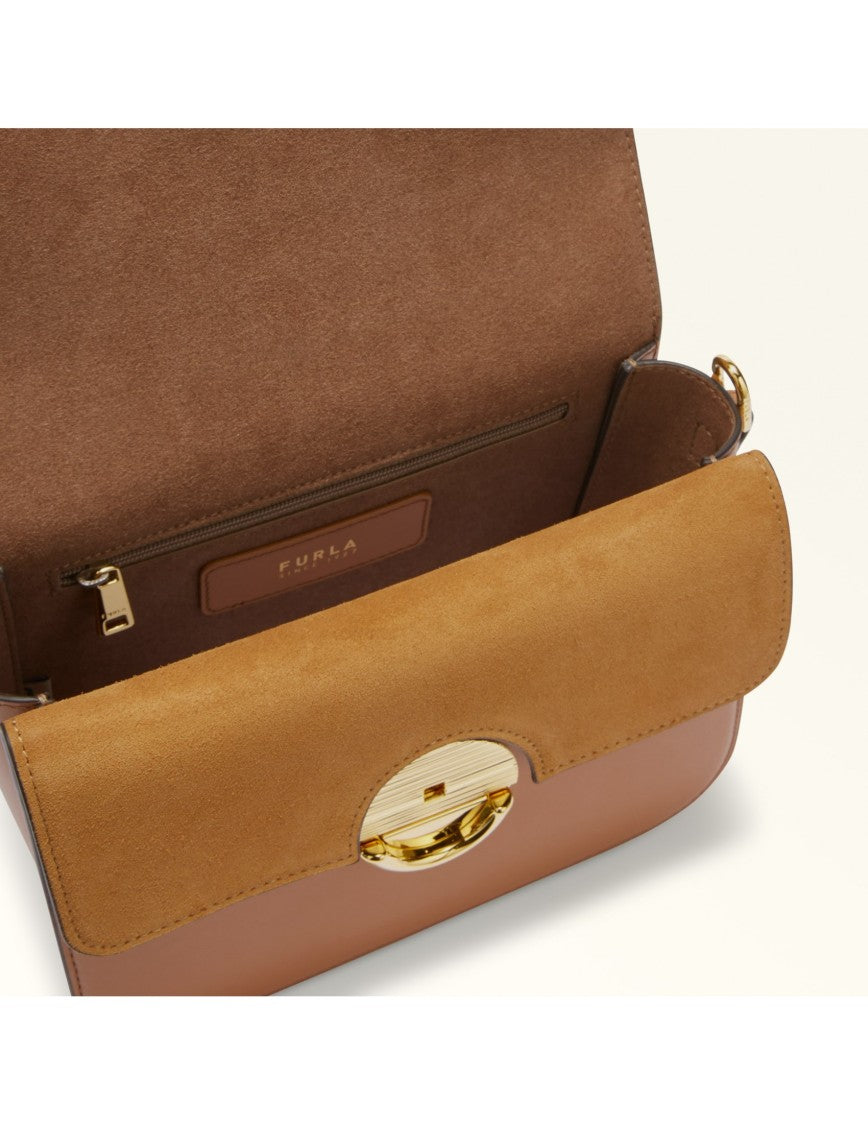 Furla Sfera S Handbag In Leather Color Leather