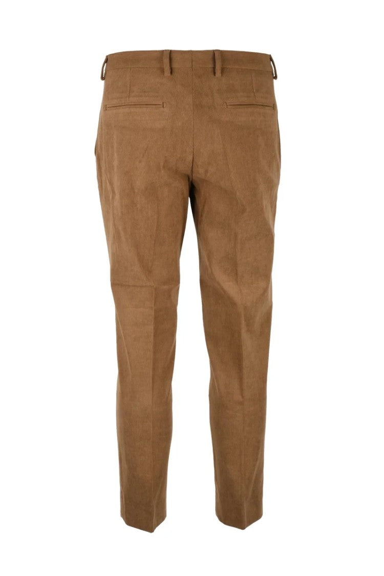 Anto Napoli Mid-Rise Tailored Trousers - Brown