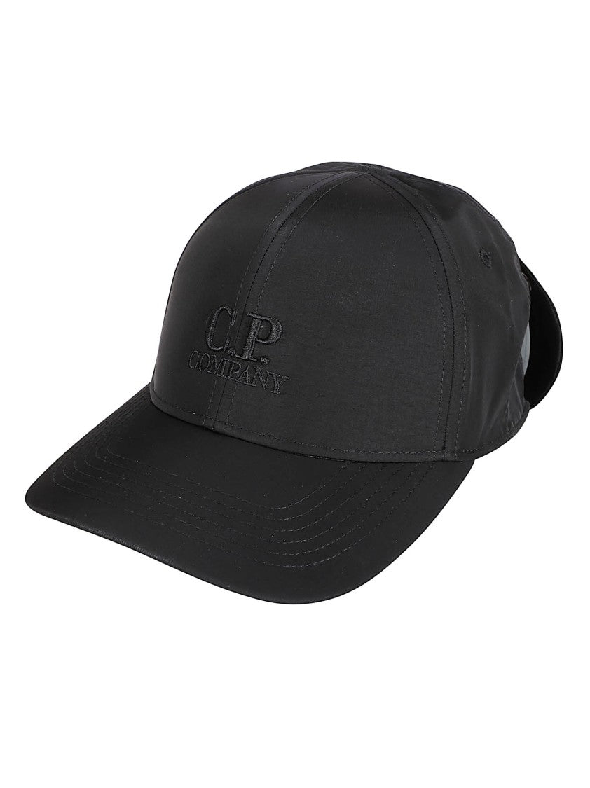 C.P. Company Six-Panel Cap With Curved Visor And Integrated Goggles Detail