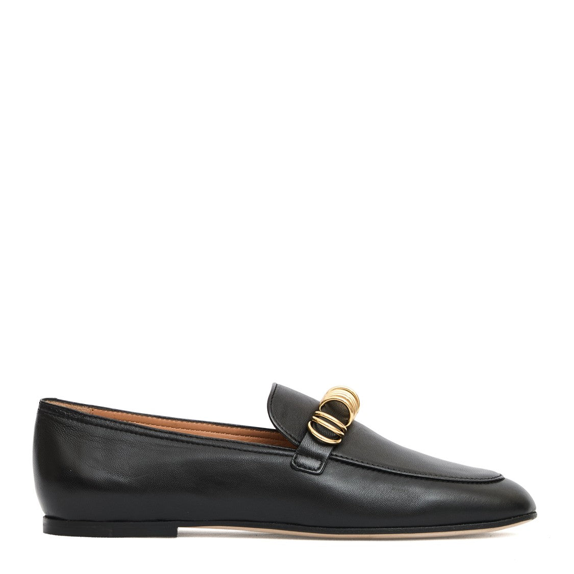 Tod's Black Slip-On Moccasin With Rings