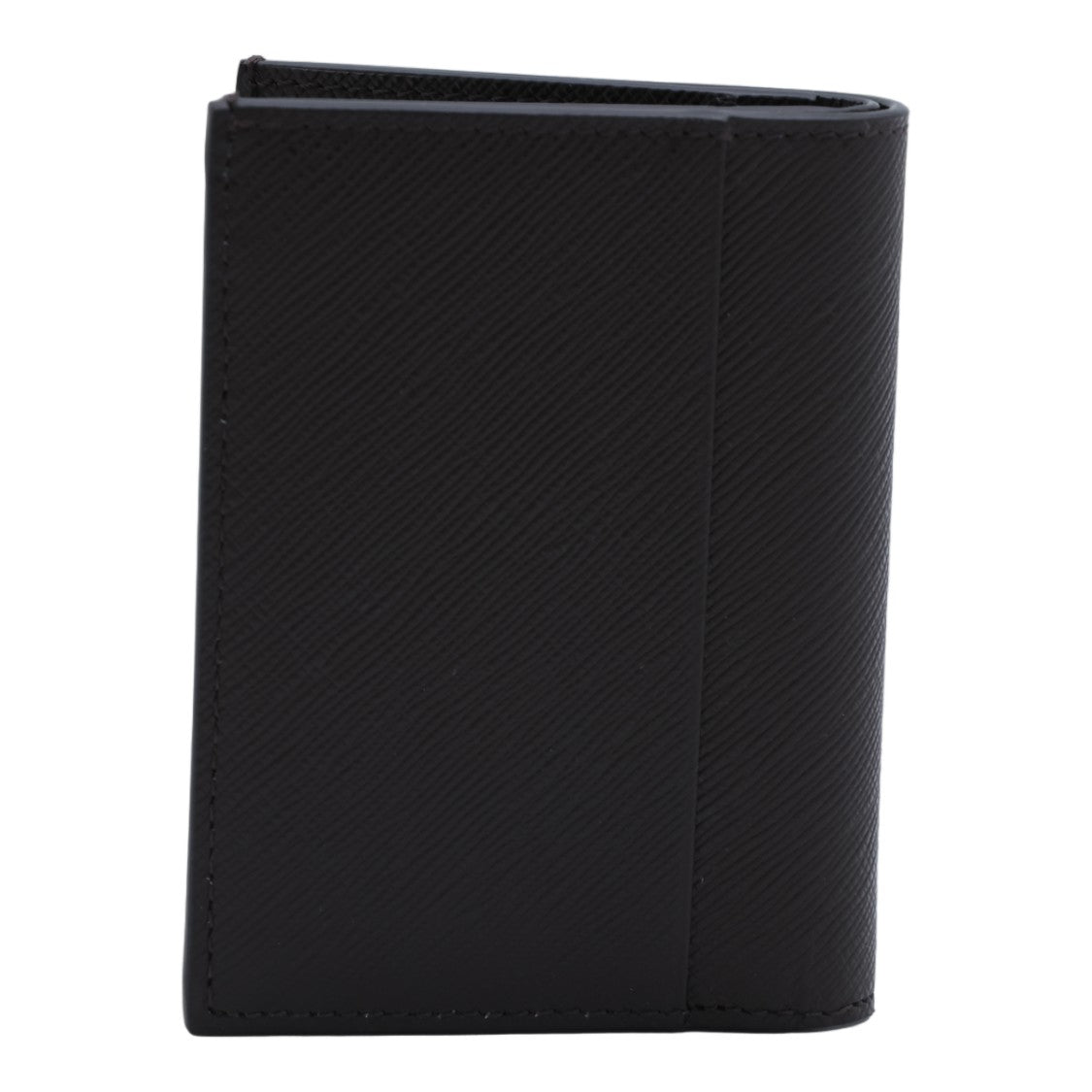 Montblanc Black Textured Tri-Fold Wallet