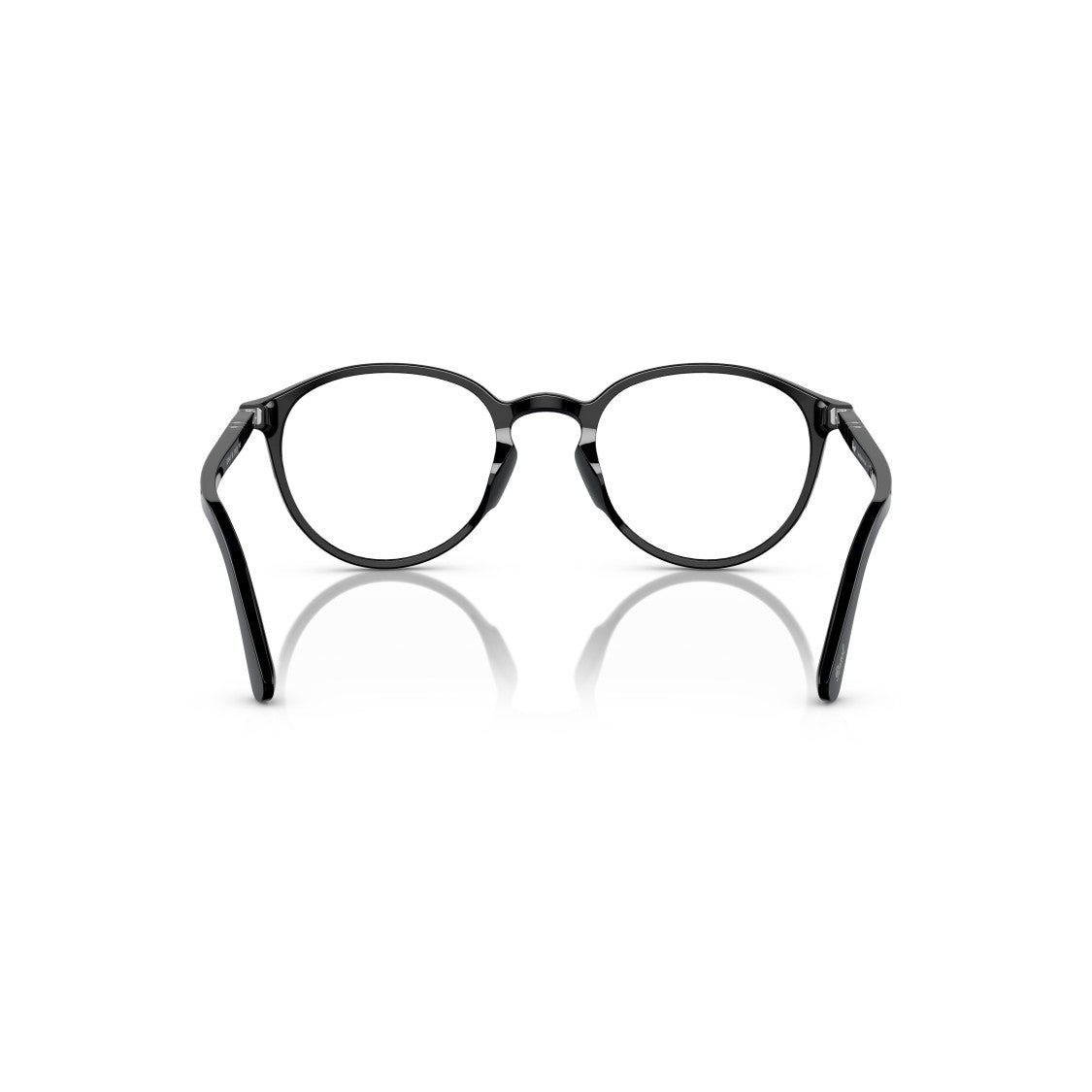 Persol 0Po3218v Glossy Black Acetate Round Frame Eyeglasses