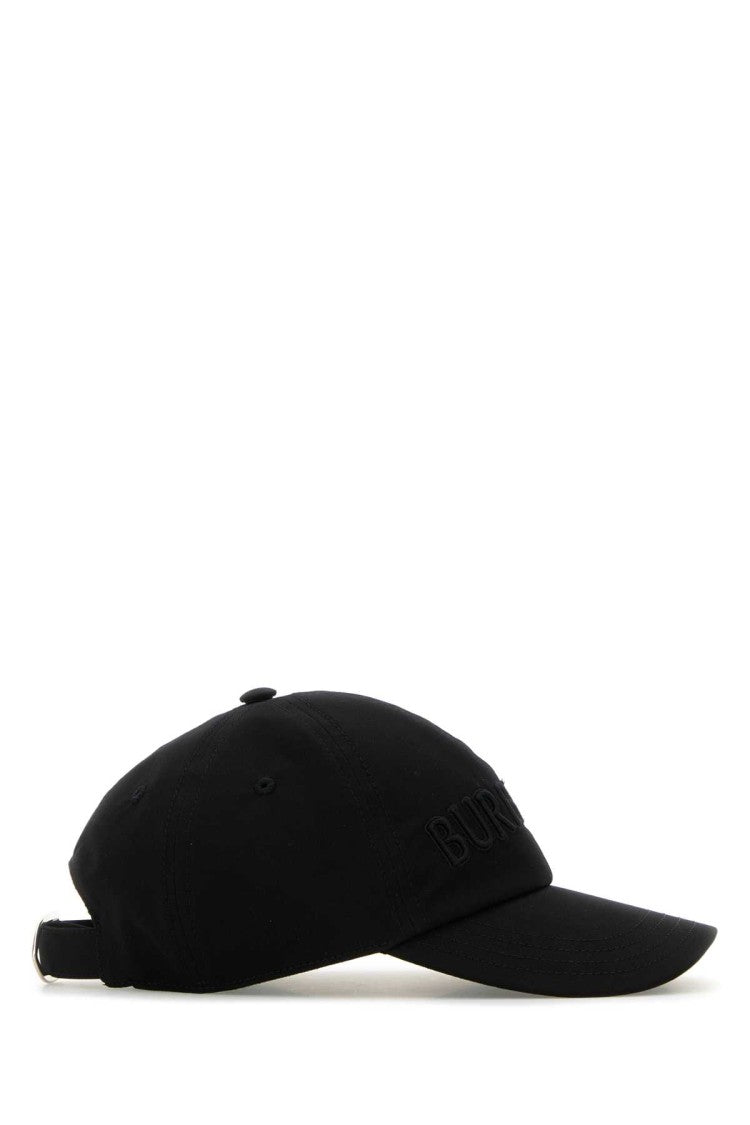 Burberry Black Cotton Baseball Cap
