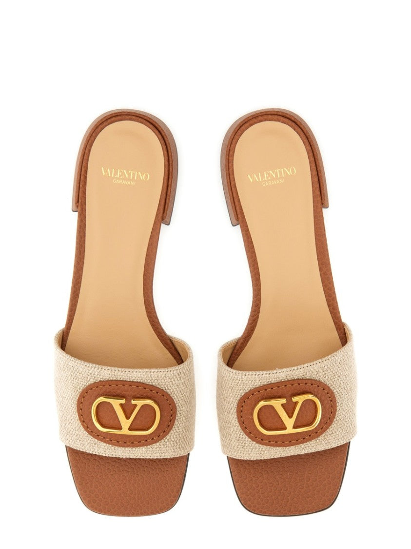 Valentino Garavani "Vlogo Signature" Slide Sandal