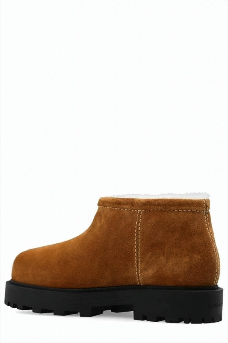 Givenchy Luxurious Suede Ankle Boots With Rugged Sole