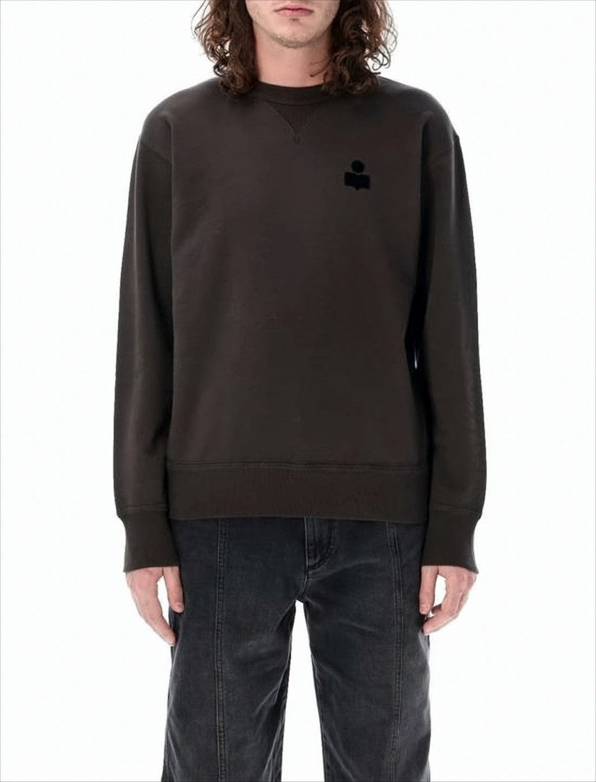 Isabel Marant Relaxed-Fit Long-Sleeve Sweatshirt With Embroidered Detail