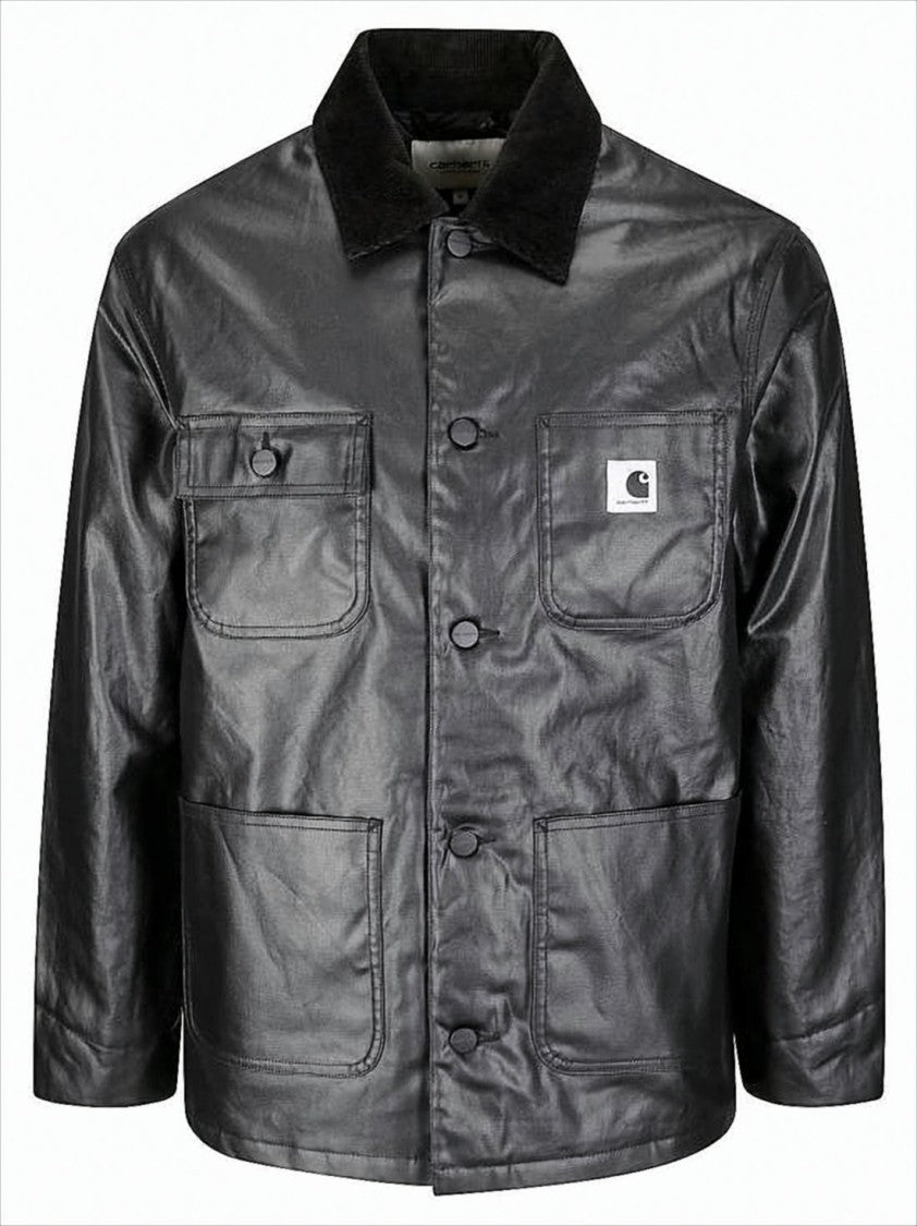 Carhartt Wip Structured Black Cotton Canvas Carhartt Wip Jacket