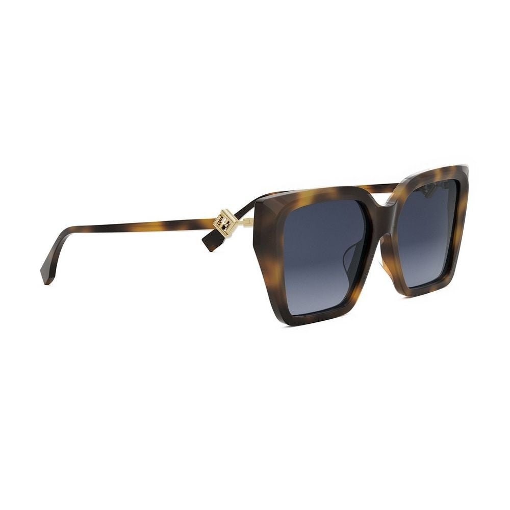 Fendi Ff Diamonds Oversized Square Ff Diamonds Sunglasses