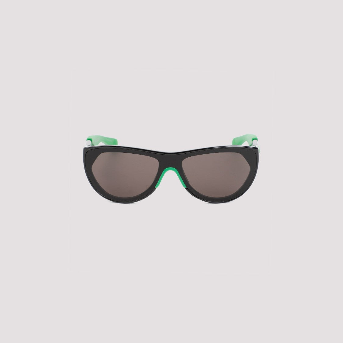 Bottega Veneta Black And Green Acetate Sunglasses