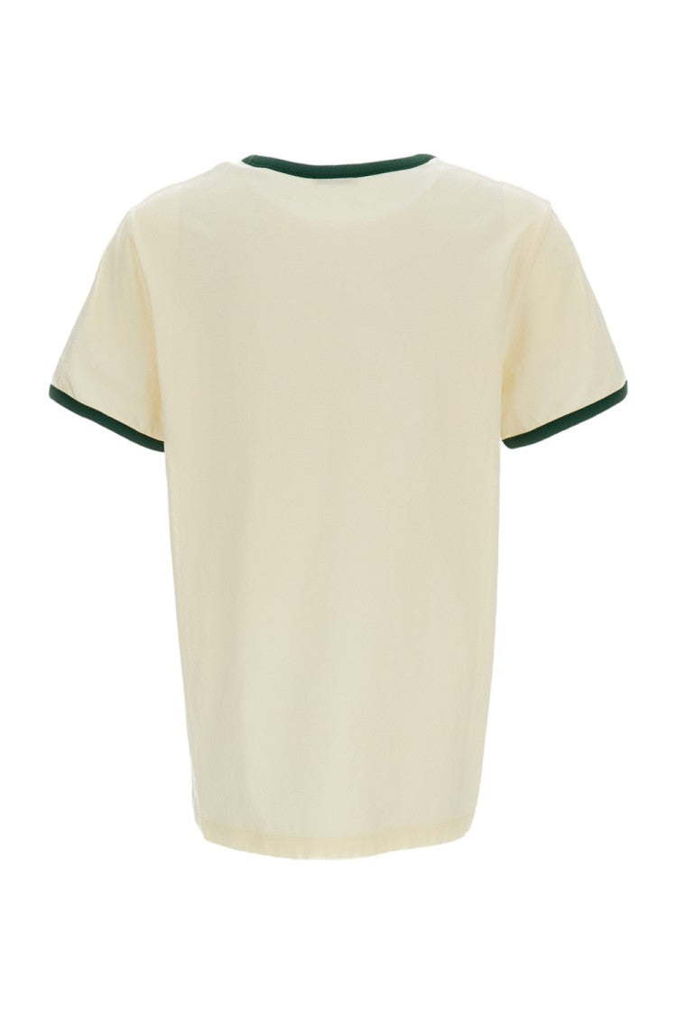 Moncler White Cotton Short-Sleeve T-Shirt