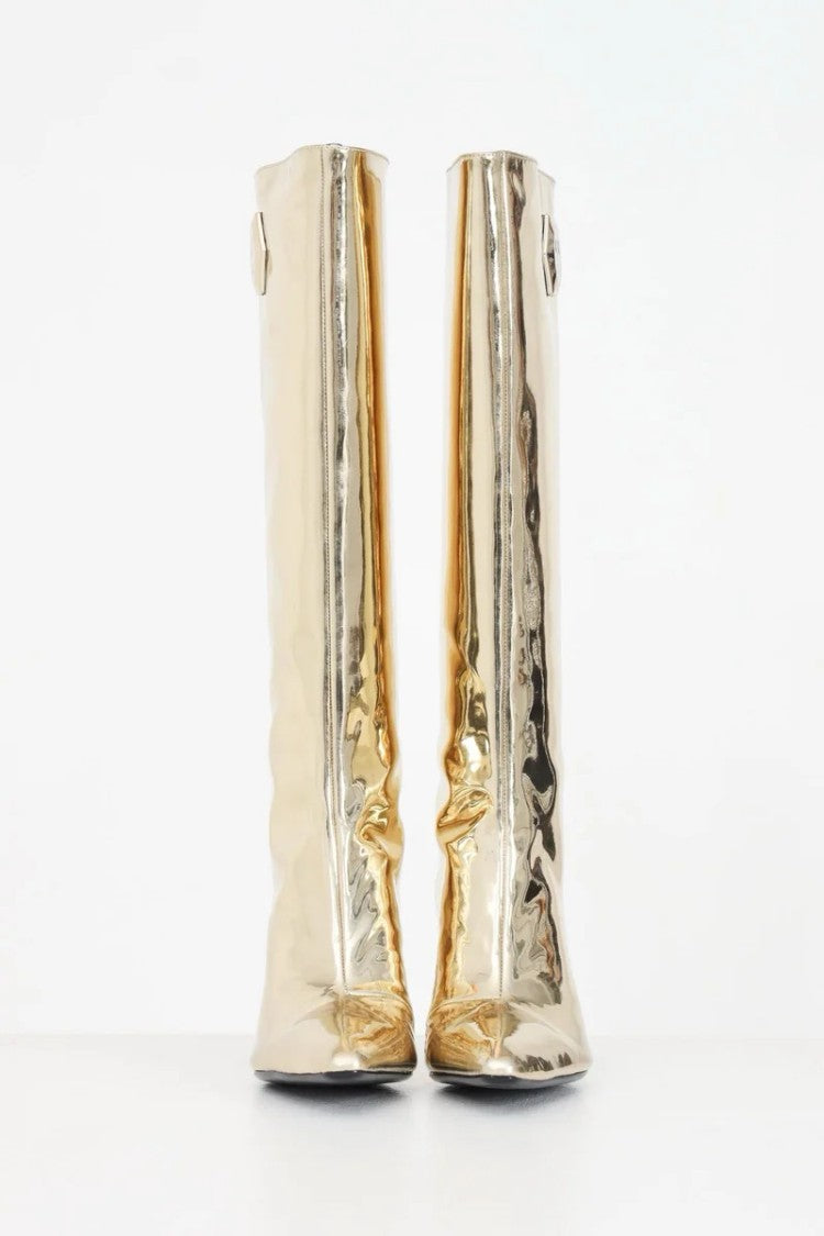 Armani Exchange Patent Boot - Gold