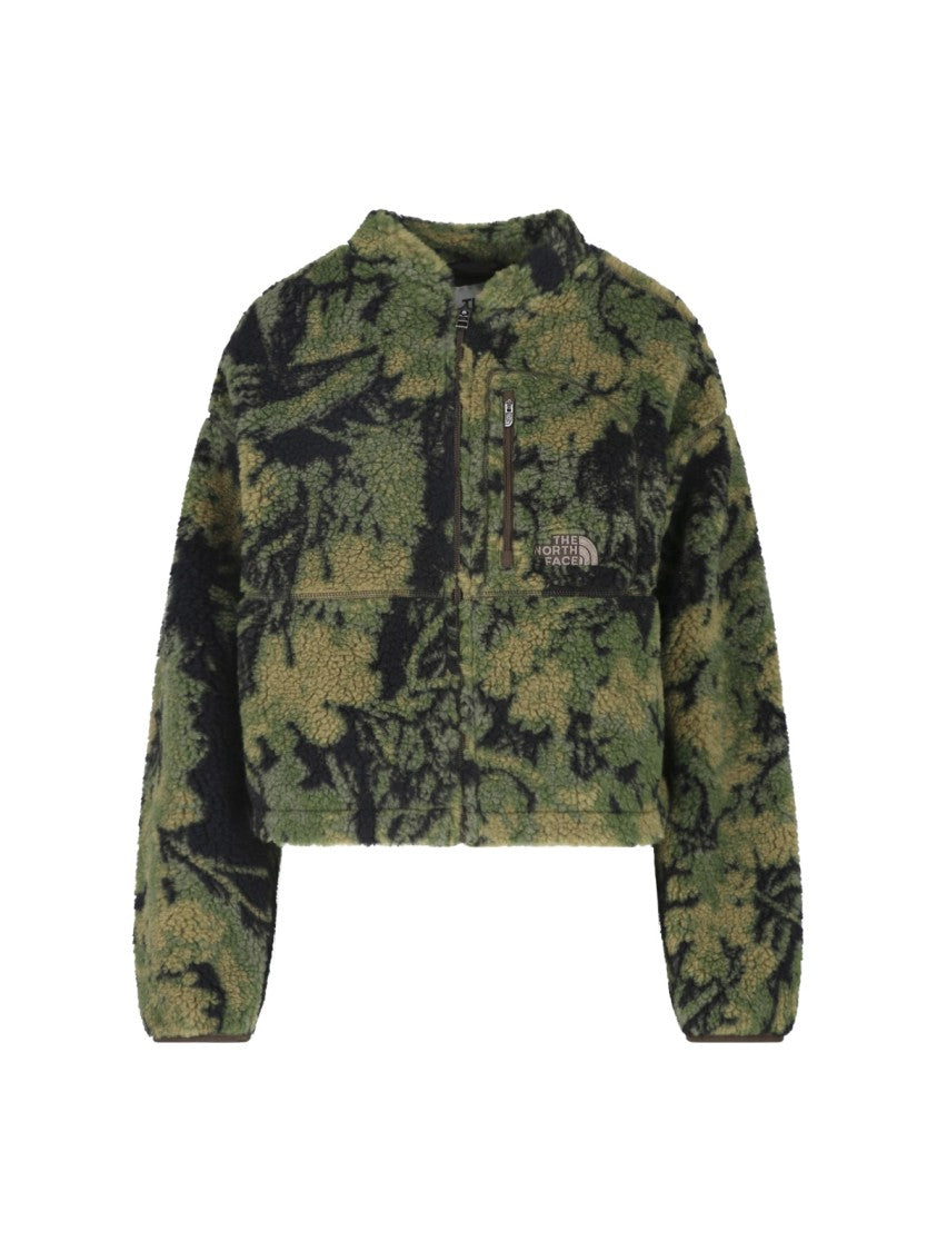The North Face Green Extreme Pile 2 Camouflage Jacket
