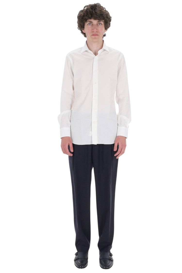 Barba Journey Label Cotton Casual Shirt