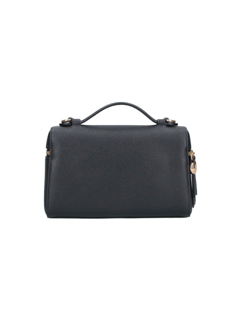 Tory Burch Black Romy Slim Double Zip Handbag