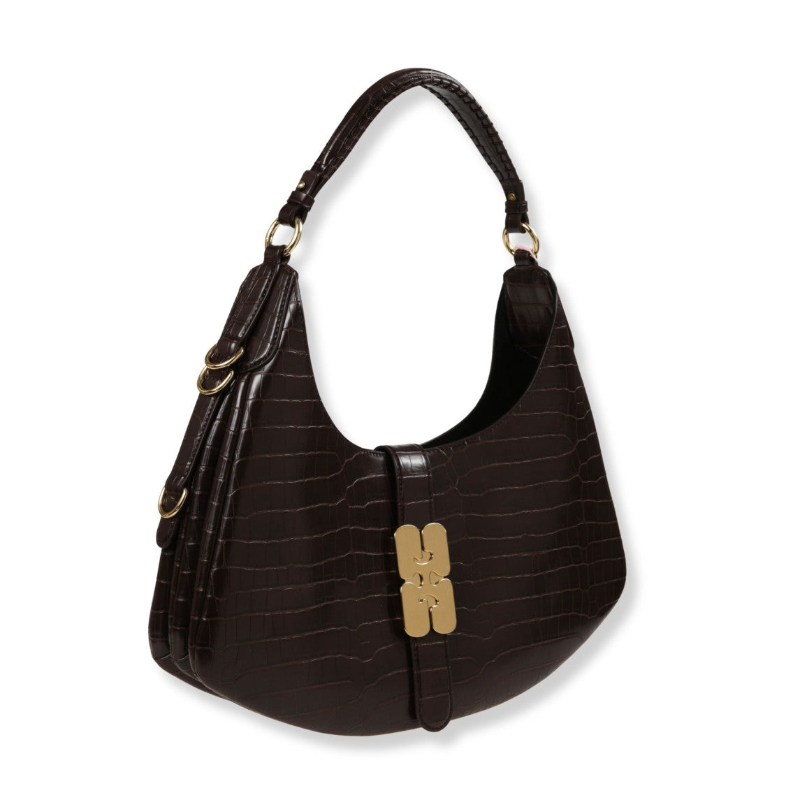 Ganni Small Kat Top-Handle Bag