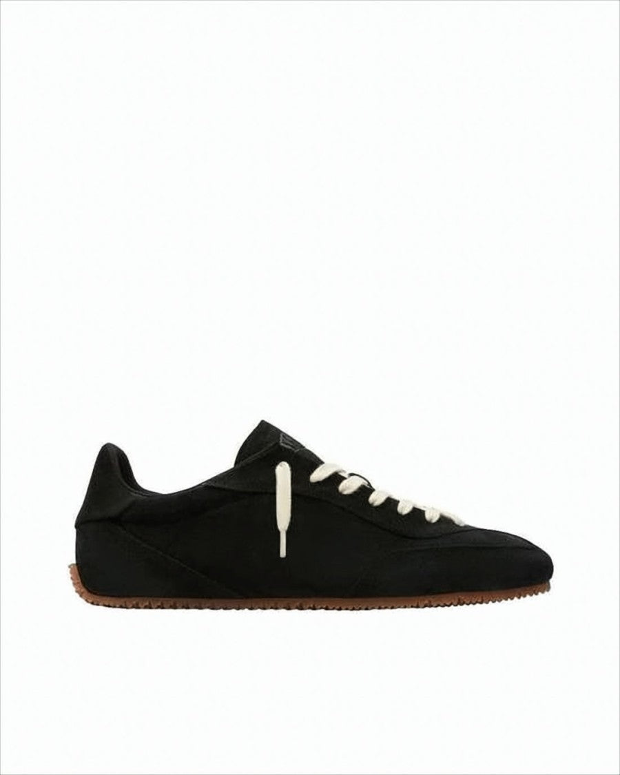 Axel Arigato Sleek Low-Profile Black Suede Sneakers