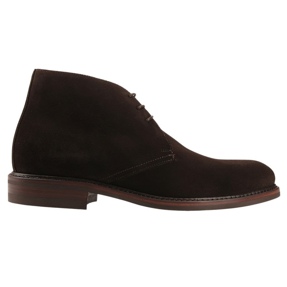Berwick Brown Suede Ankle Boots With Lace-Up Front