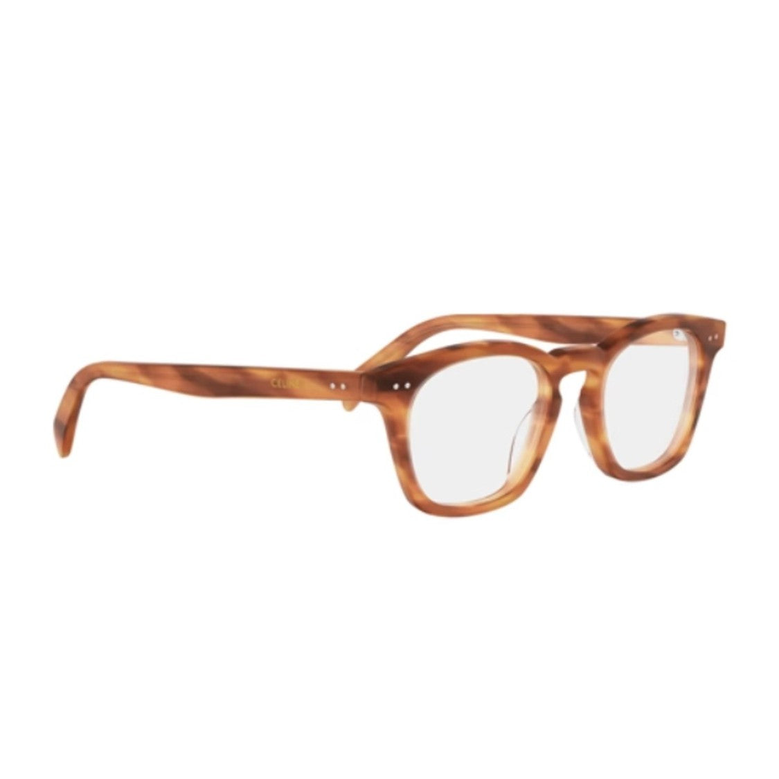 Celine Havana Thin Acetate Refined Square Sunglasses
