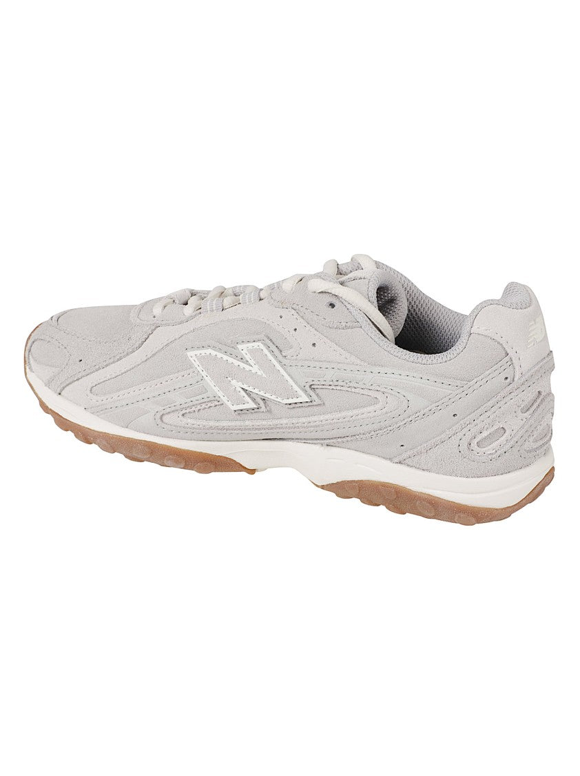New Balance Low-Profile Grey Suede Sneakers With Tonal Details