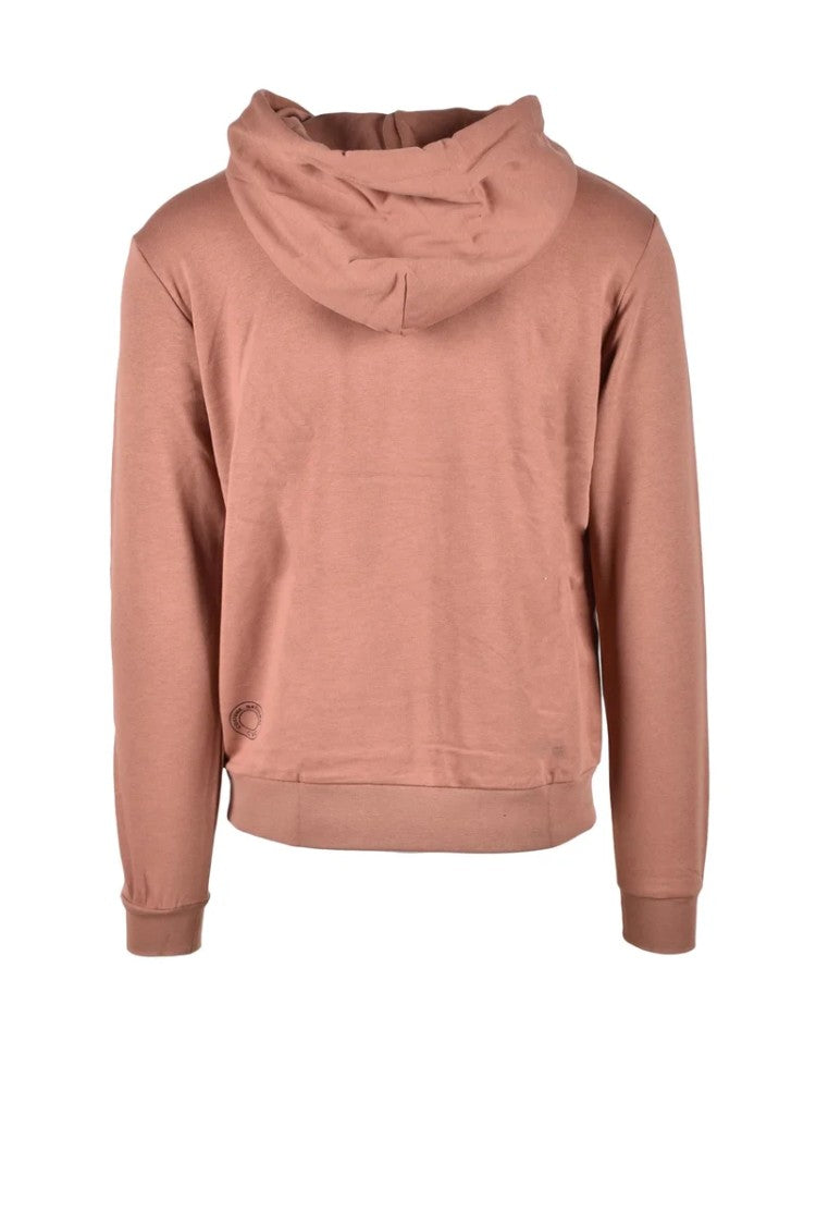Costume National Brown Hooded Cotton Sweatshirt
