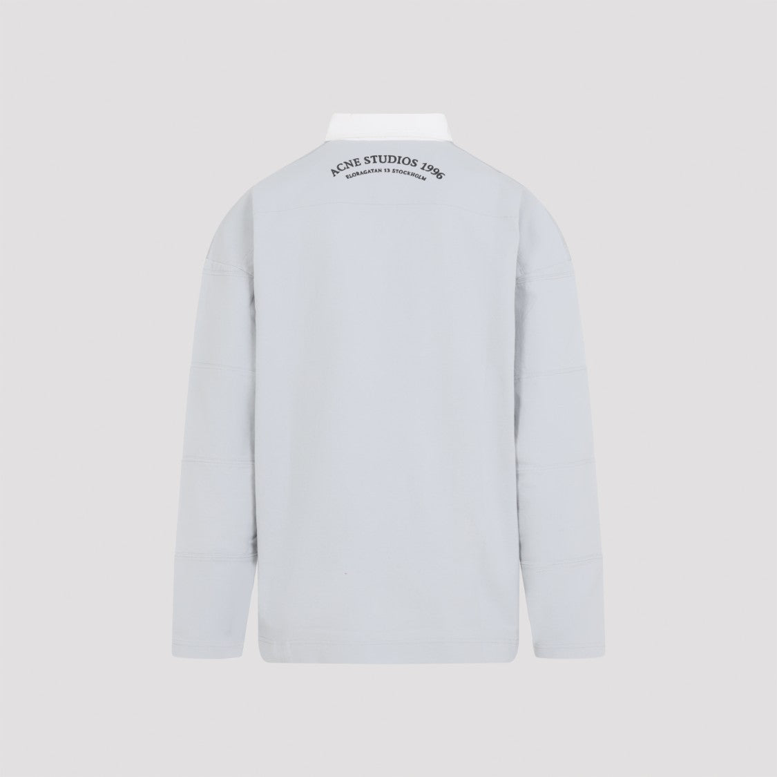 Acne Studios Long-Sleeve Shirt With Architectural Black Graphic