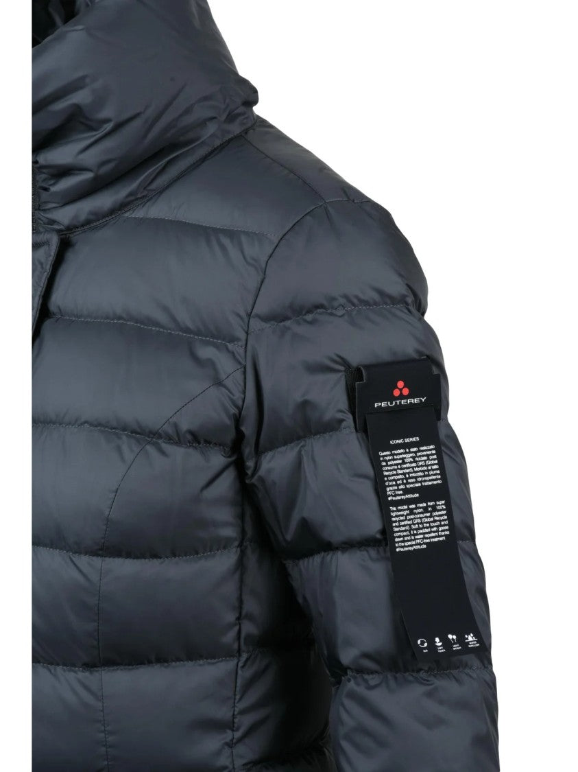 Peuterey Grey Flagstaff Quilted Down Jacket