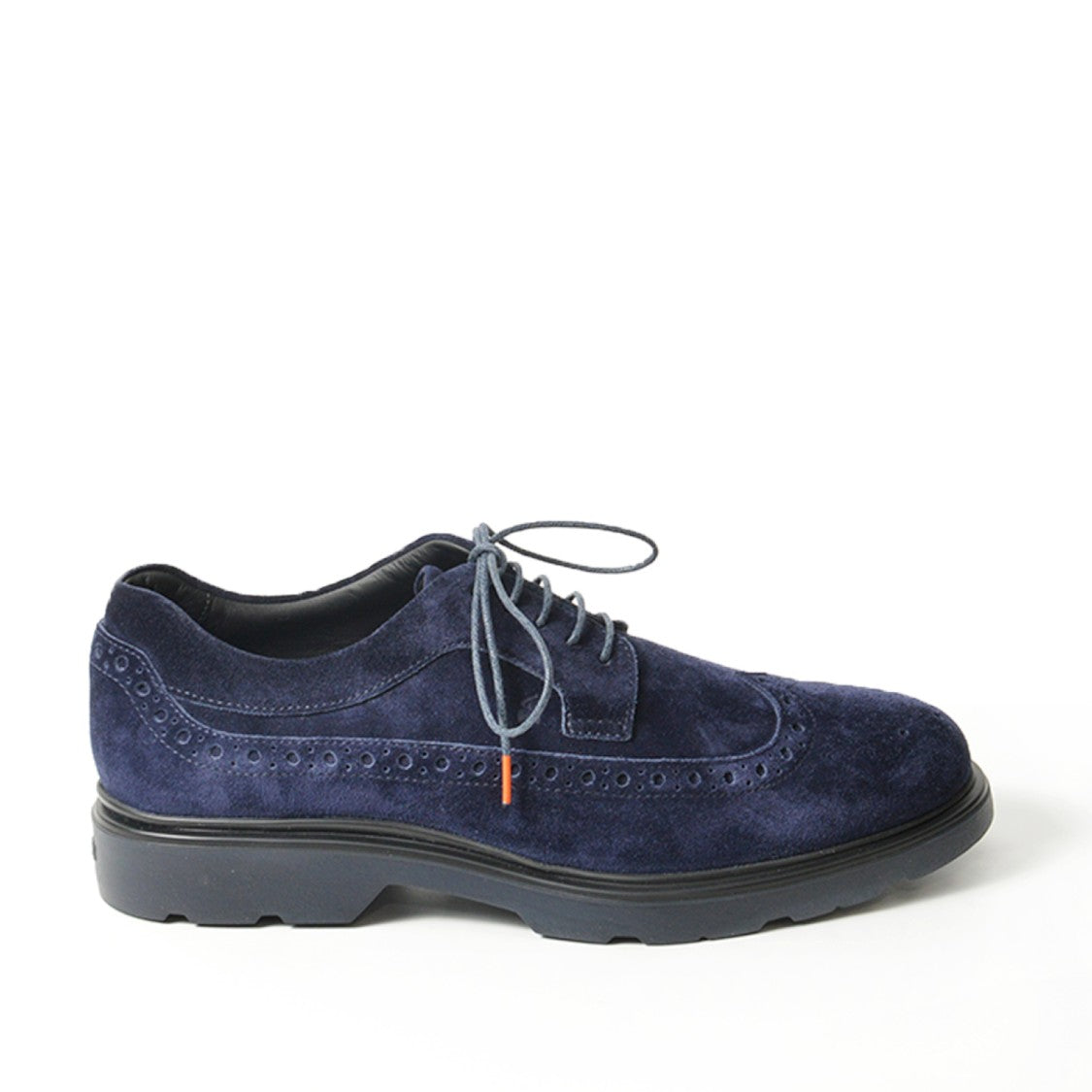 Hogan Blue Suede Derby Shoes