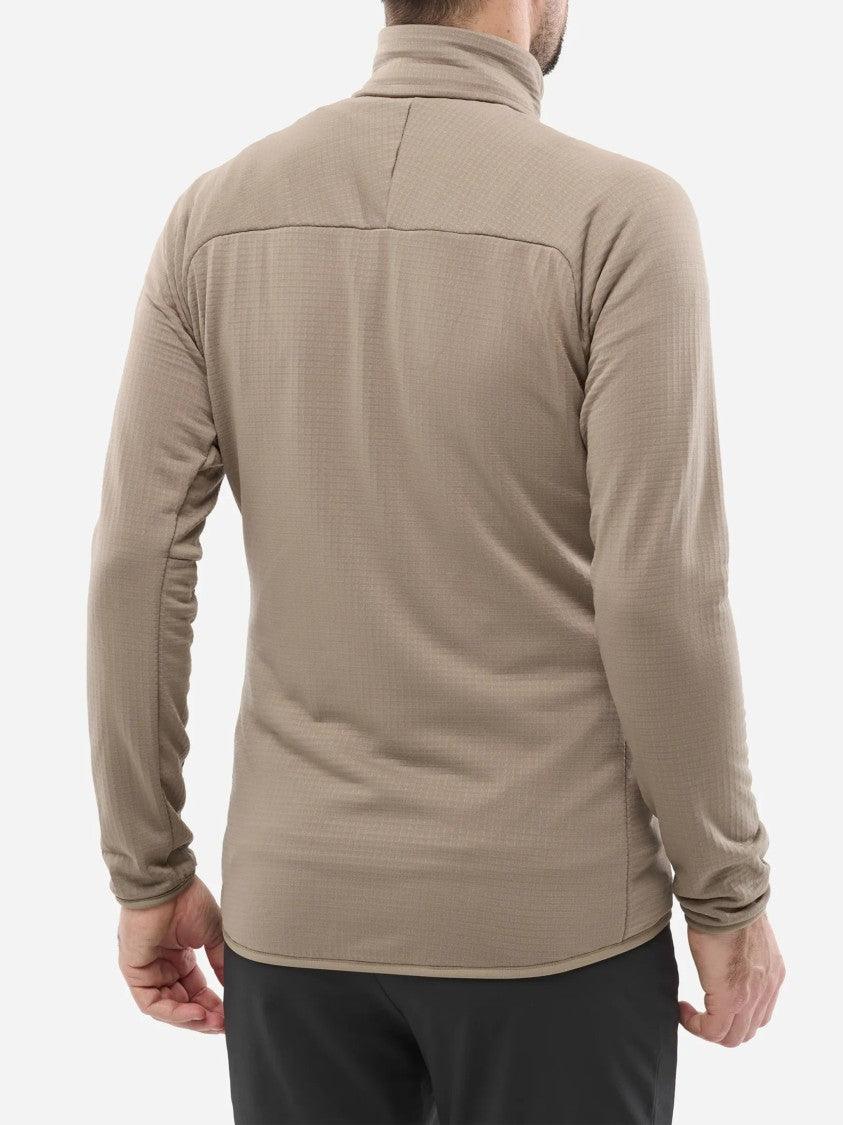 Millet Taupe Fusion Grid Textured Active Jacket